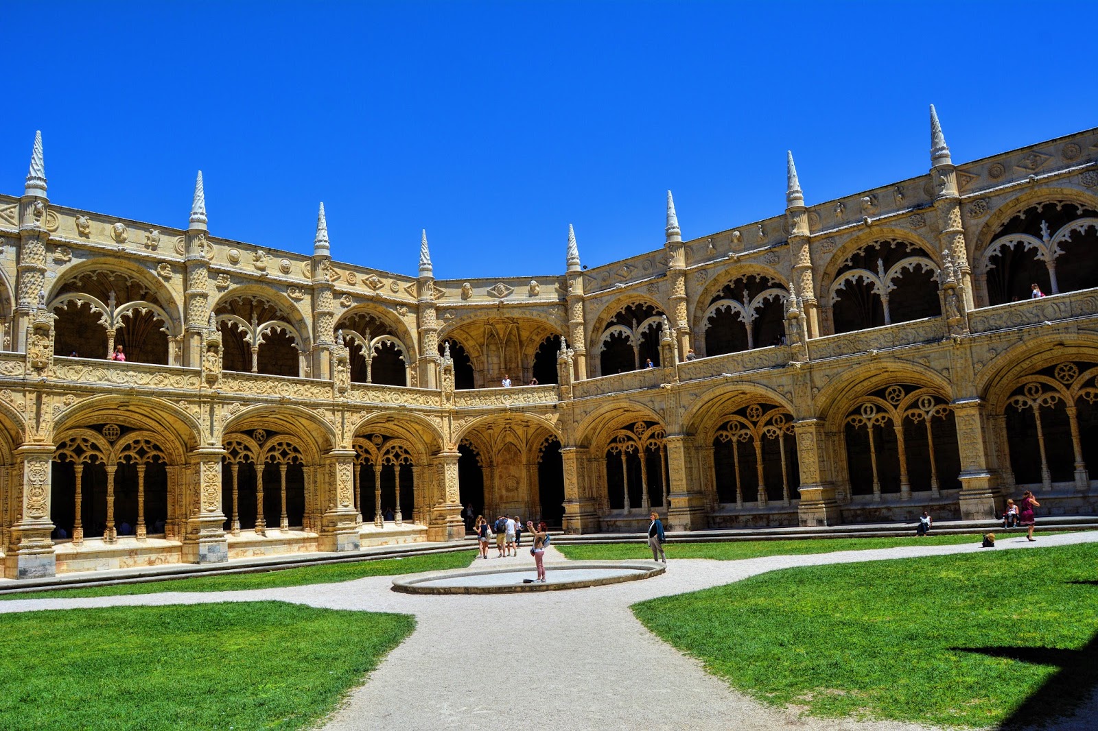 This is a photo of a monastery in Lisbon, Portugal