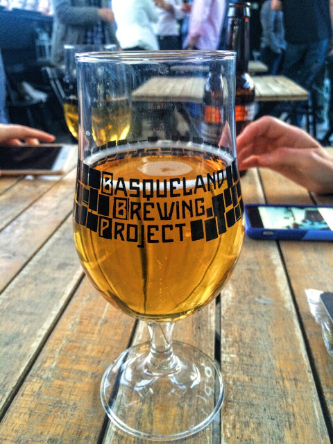 A glass of beer