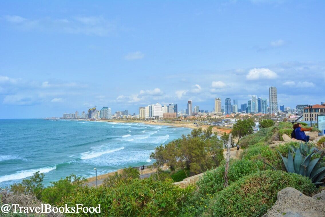 View of the Tel Aviv City with the ocean in the background from Jaffa City