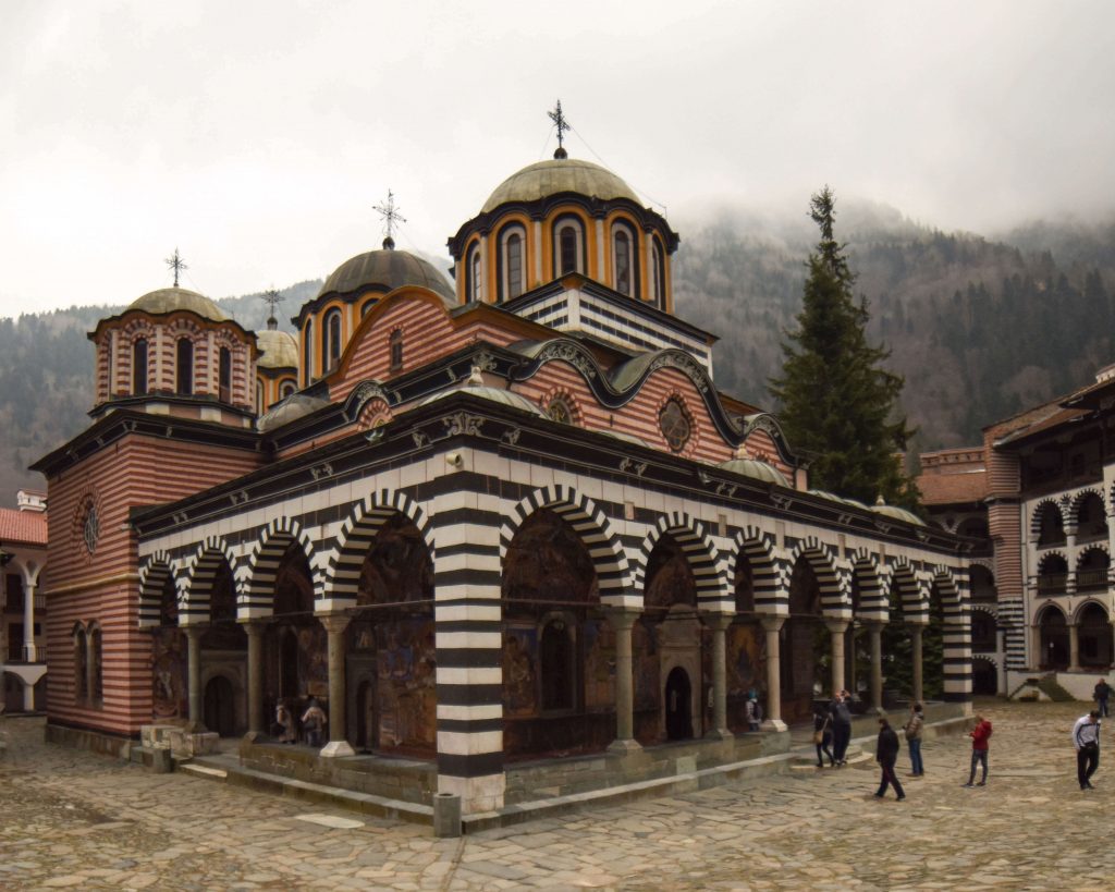 A photo of a monastery in Vitosha, Sofia, Bulgaria