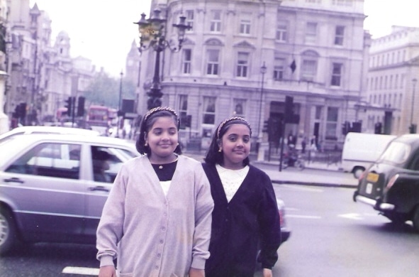 Twins in London