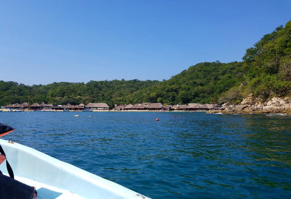 Blue sea in Huatulco