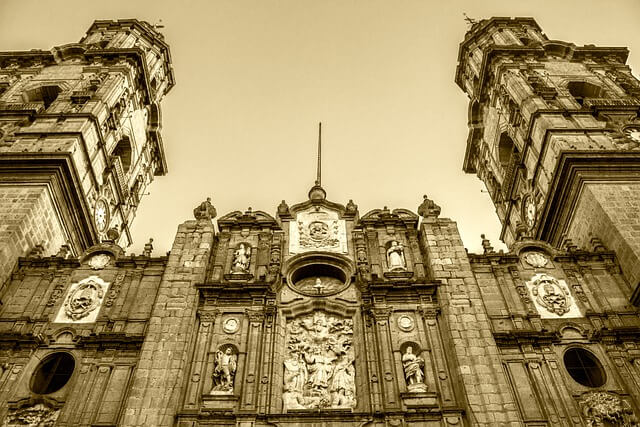 A church cathedral made of stone