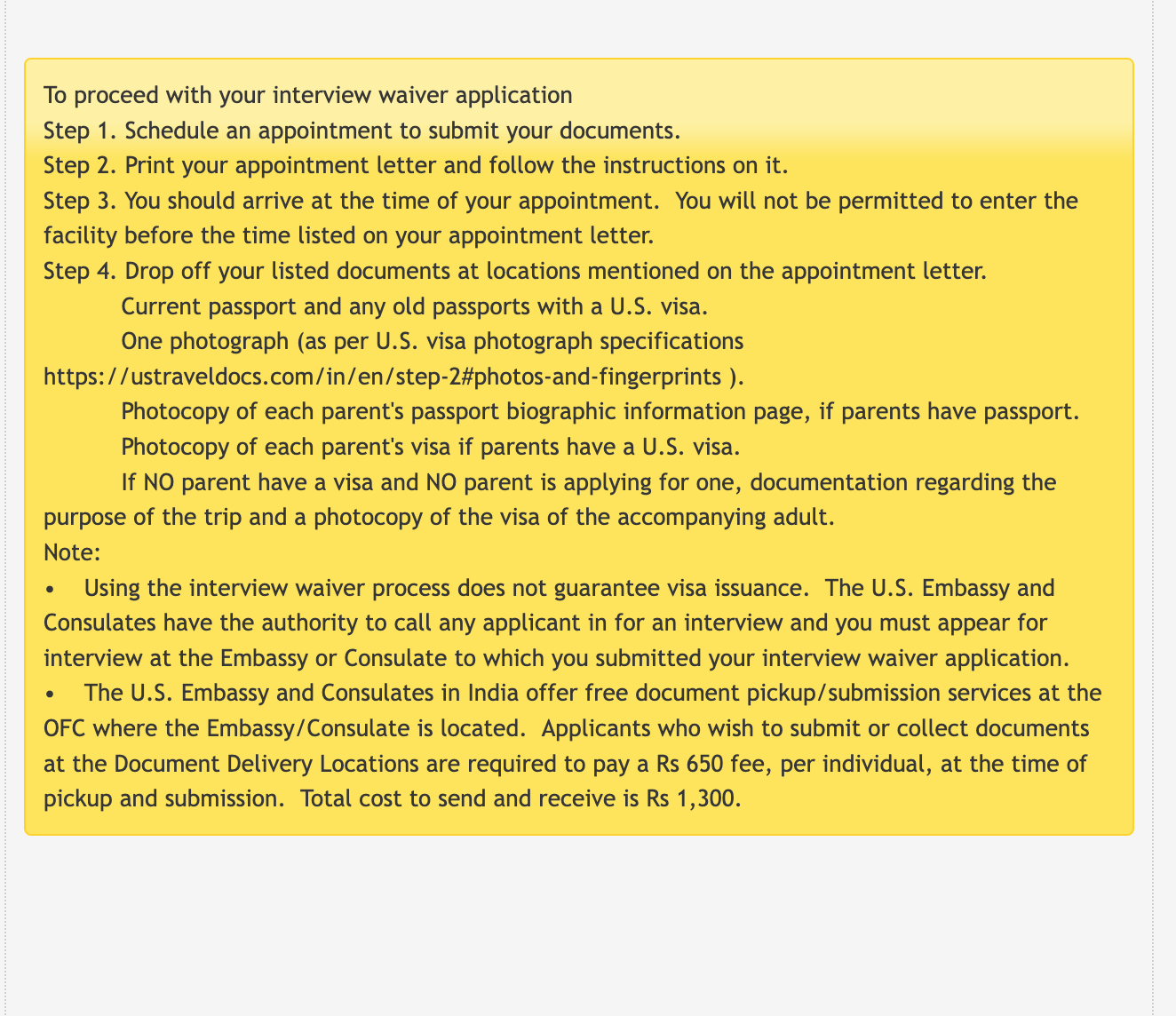 tourist visa for usa from india (B1-B2) renewal