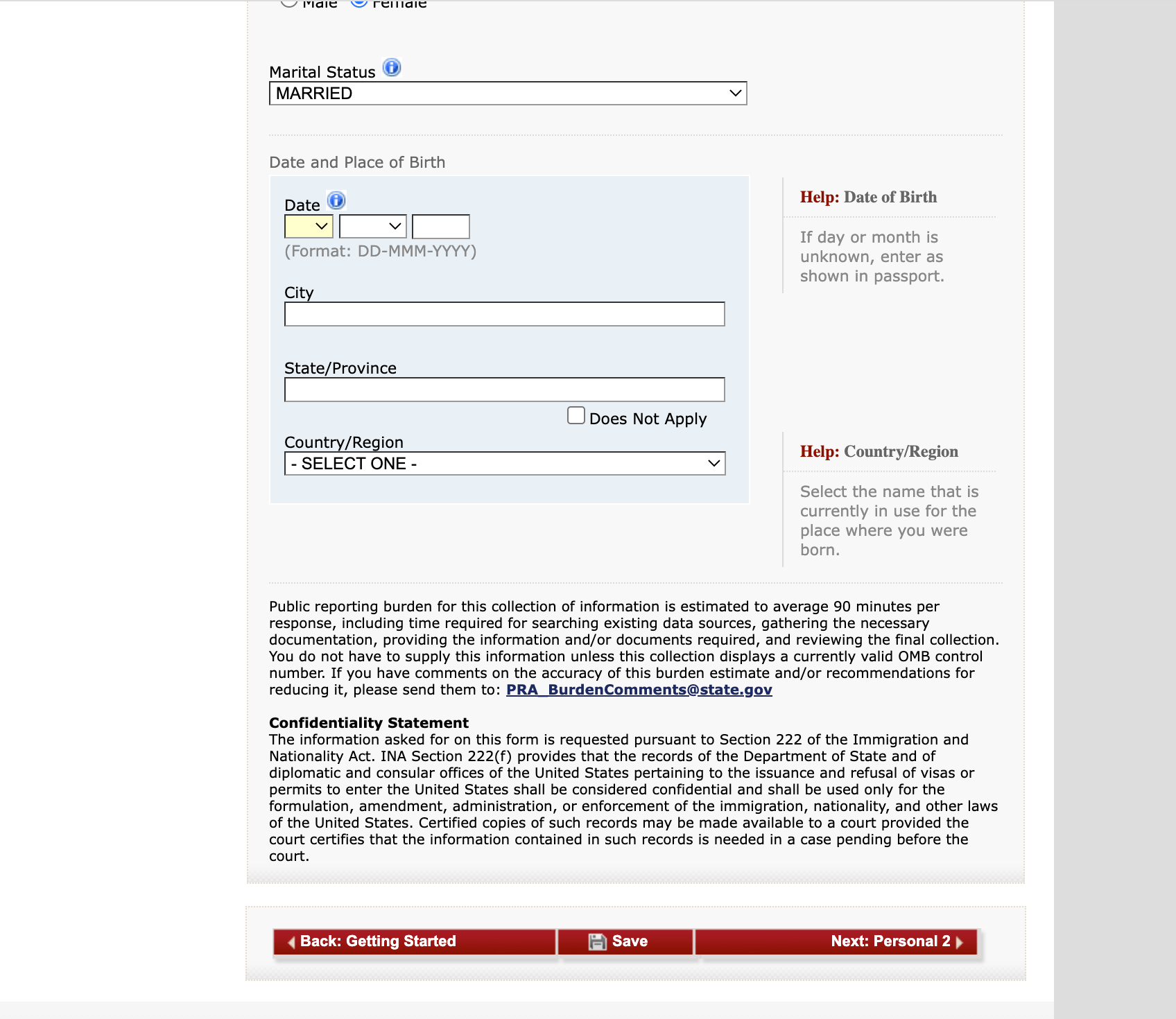 tourist visa for usa from india (B1-B2) renewal